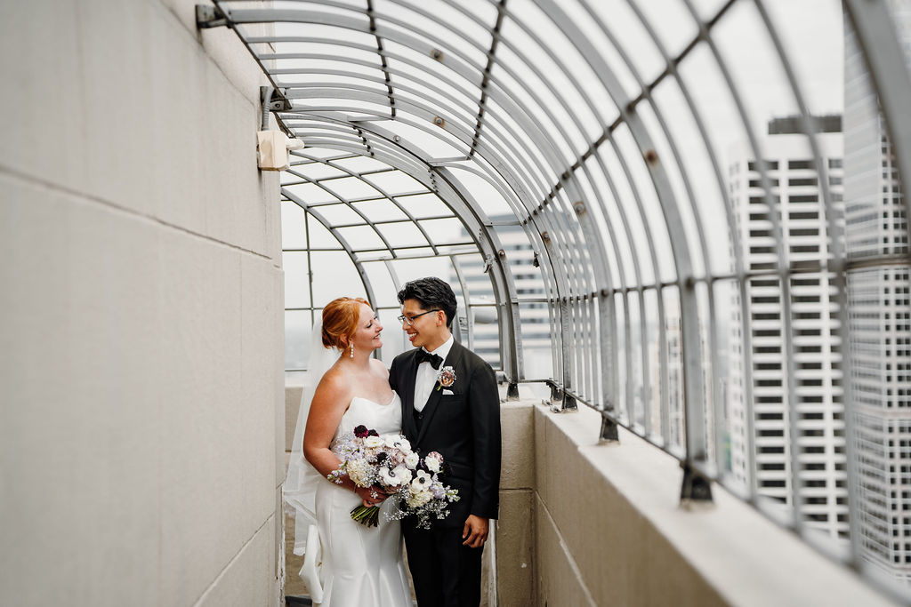 Bride and Groom at Foshay