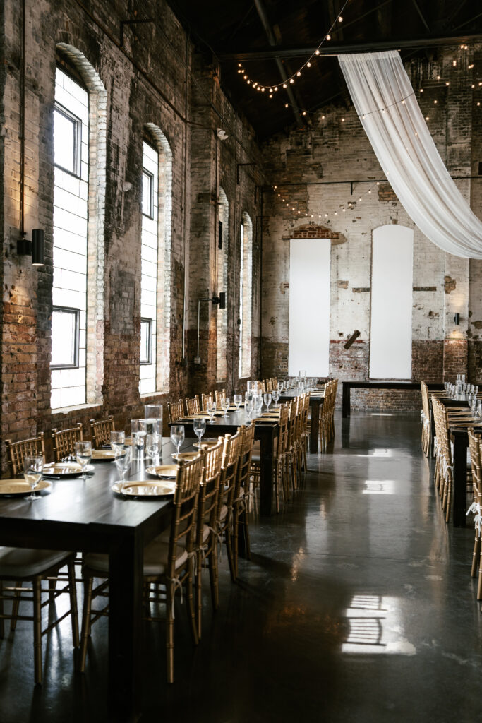Natural light coming into a Minnesota wedding venue reception area
